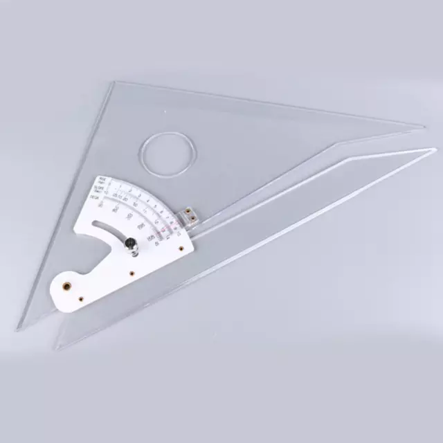 Rédaction Triangle Règle Clair Réglable Précision 30 cm Échelle