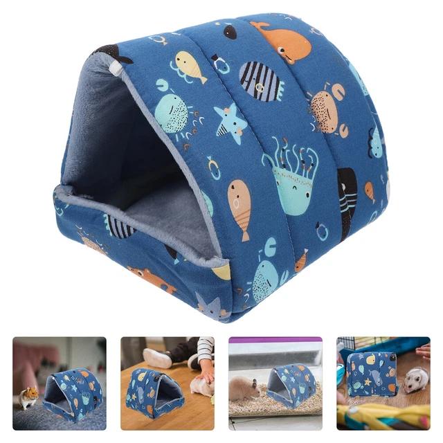 Basura de hámster casa erizos mini casa de felpa conejo productos para mascotas pequeñas