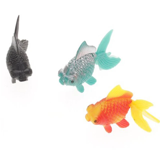 10pcs Fake Fish Lifelike Artificial Floating Fishes Ornament Aquarium Decoration