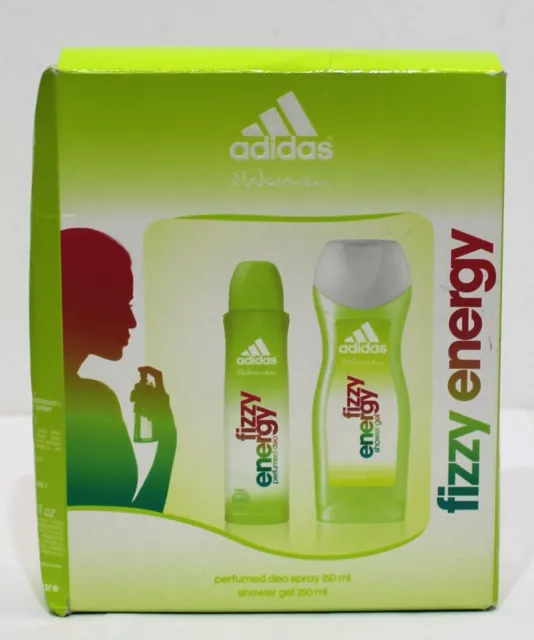 Adidas Fizzy Energy 150Ml Perfumed Deo Spray + 250Ml Shower Gel For Women