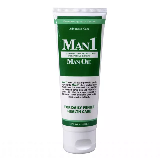 Man1 Man Oil Penile Health Cream  4 FL OZ (120 ML)