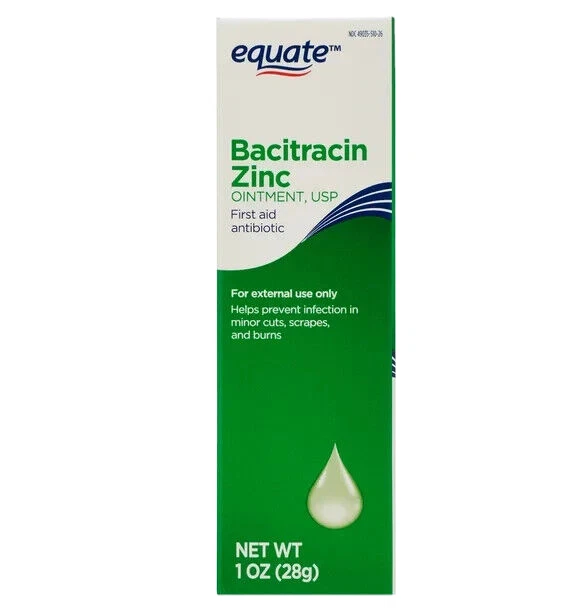 EQUATE BACITRACIN ZINC Usp Ointment, First Aid Antibiotic, 1 Oz 6.05