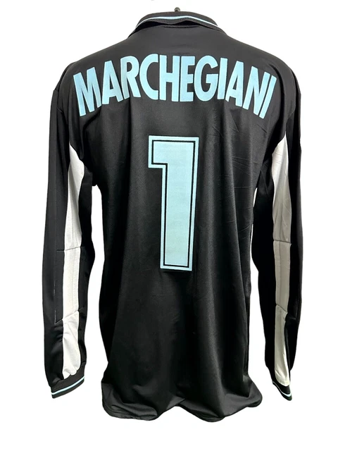 Maillot Vintage SS Lazio - Marque Macron - Pas Porté En Match - Occasion
