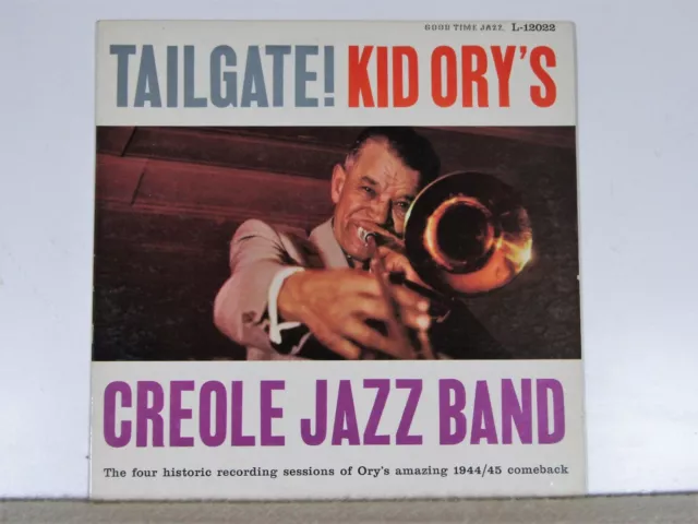 Kid Ory's, Creole Jazz Band, Tailgate Rare Near Mint, Great Dixieland , Ragtime