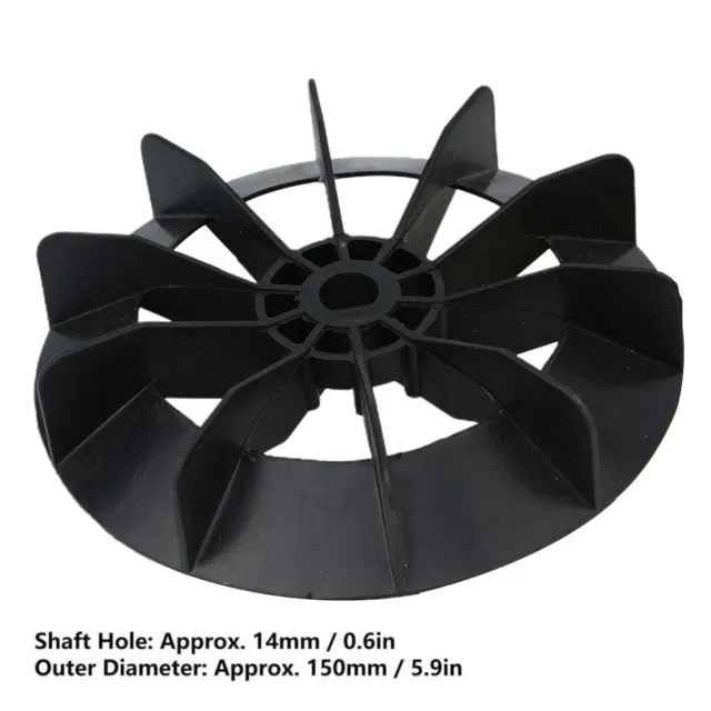 Compact and Durable Air Compressor Fan Blade for 14mm Shaft 150mm Diameter