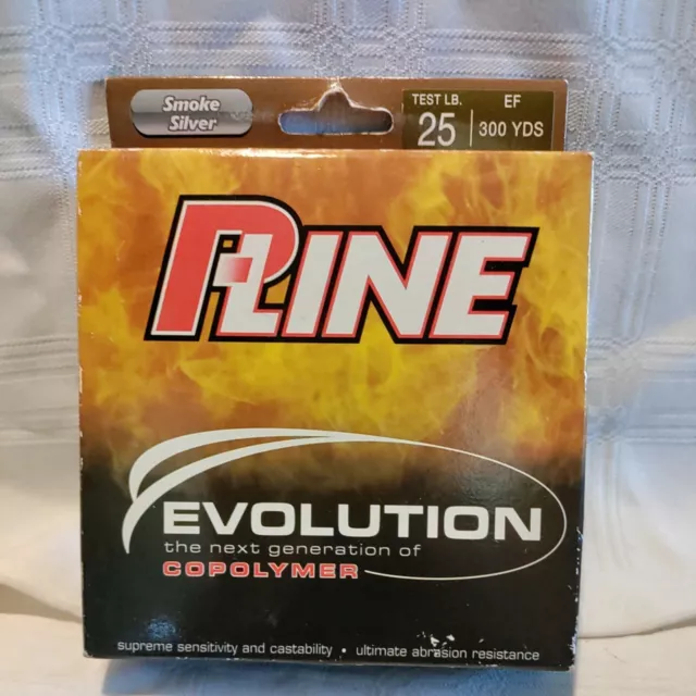 P-LINE EVOLUTION 25 Lb Test Copolymer 300 Yds New In Pack $8.00