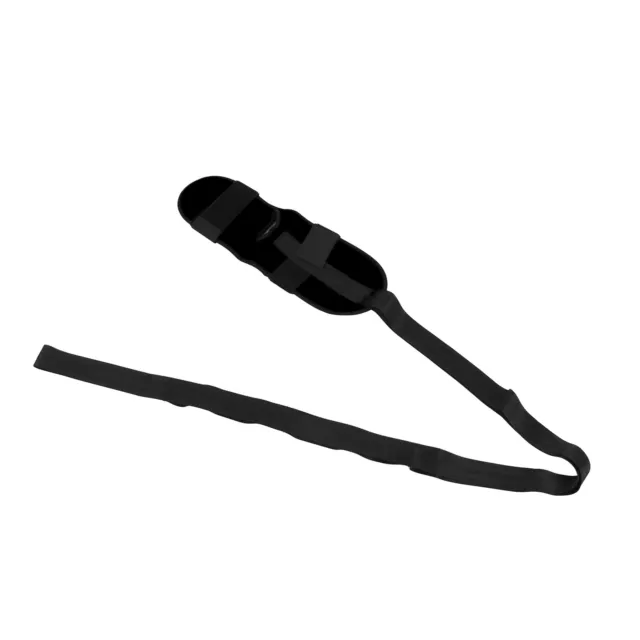 (Schwarz) Yoga Bänder Stretching Gürtel Hamstring Bein Stretch Strap Für Flexibi