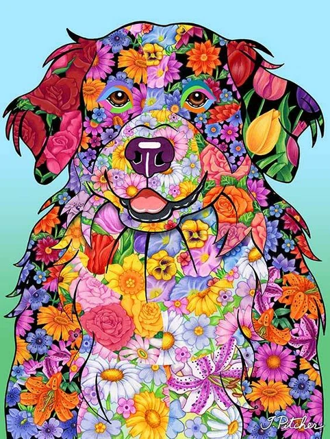 Flowers House Flag - Bernese Mountain Dog 96051