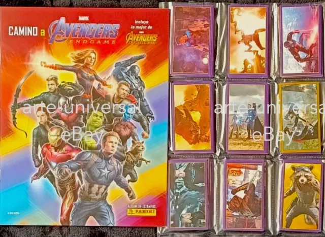 Hardcover Album Complete Full Sticker Collection Road to Avengers Endgame PANINI 2