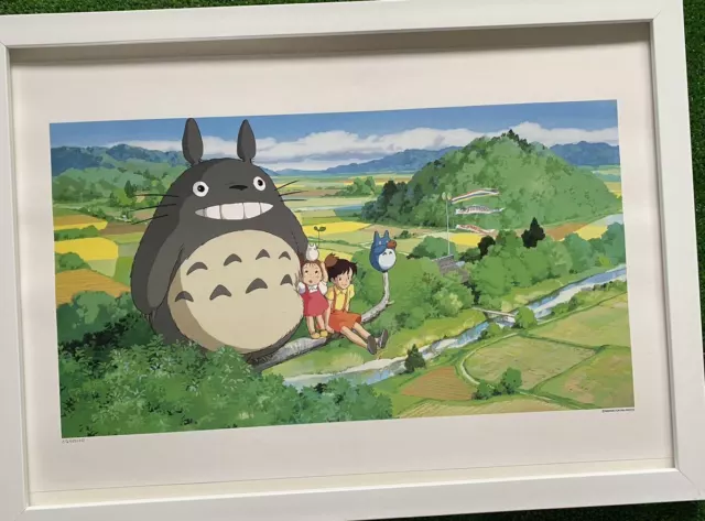 Ghibli My Neighbor Totoro Framed Poster Ver.2 Hayao Miyazaki Studio Ghibli Japan