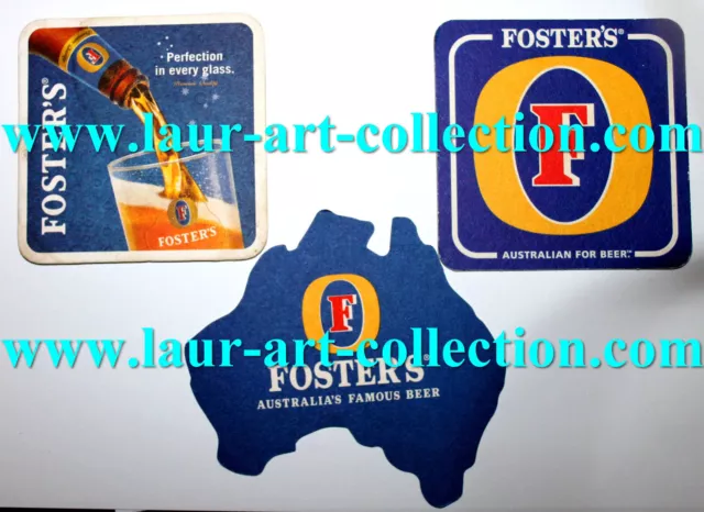 Foster's Australian - Ancien Sous Bock / Dessous Verre Biere Alcool Beer Coaster