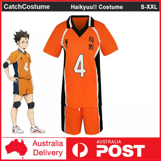 Anime Haikyuu!! Karasuno High School Nishinoya Yu Cosplay Costume Jersey Unisex