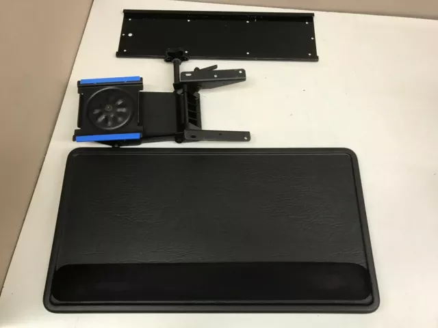 NEW Weber Knapp FAK-1 Articulating Keyboard Arm w/ Tray & Wrist Rest