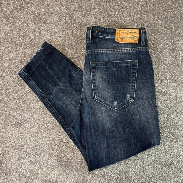 WOMENS DIESEL EAZEE Relaxed Boyfriend Jeans W 29 32 L 32 24 Blue Cropped 32.99 PicClick UK