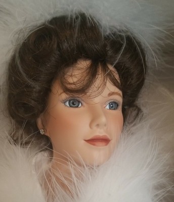 Ashton-Drake Porcelain Doll "Winter Romance" - COA TD 666 - BRIDE By Bilotto