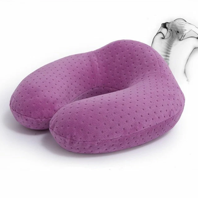 U-shaped Neck Pillow Air Plane Car Travel Memory Foam Pillow Neck Head Cushion