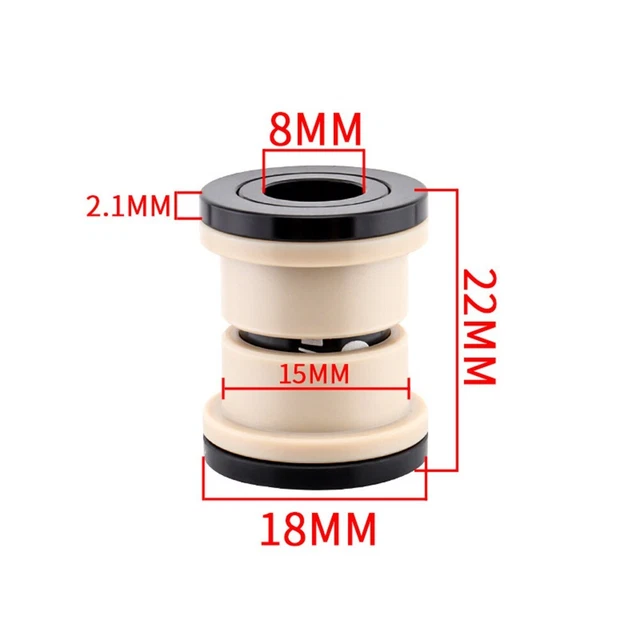 MTB DH Bike Bicycle Rear Shock DU Bushing Kit For Fox Rockshox 22mm-68mm Replace