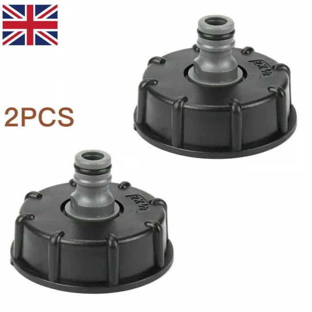 2Pcs Storage Tank Fitting For IBC Adapter Connector Hose Lock Water Pipe Tap