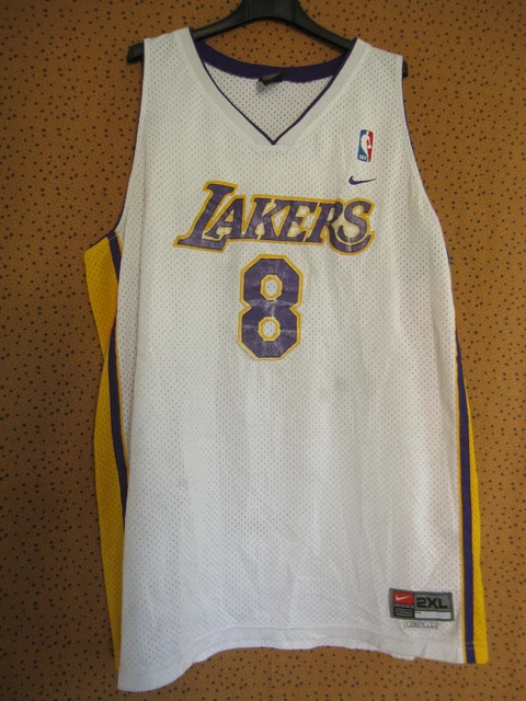 Maillot Basket Lakers NBA Kobe Bryant #8 Champion USA Vintage - S