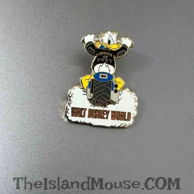 Retired Disney WDW Donald Duck Biker Birds Prey! Motorcycle Pin (U3:24891)