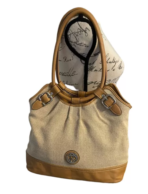 Relic By Fossil  Woman’s Straw Shoulder Bag  Hobo Double Handle Purse Boho Bag