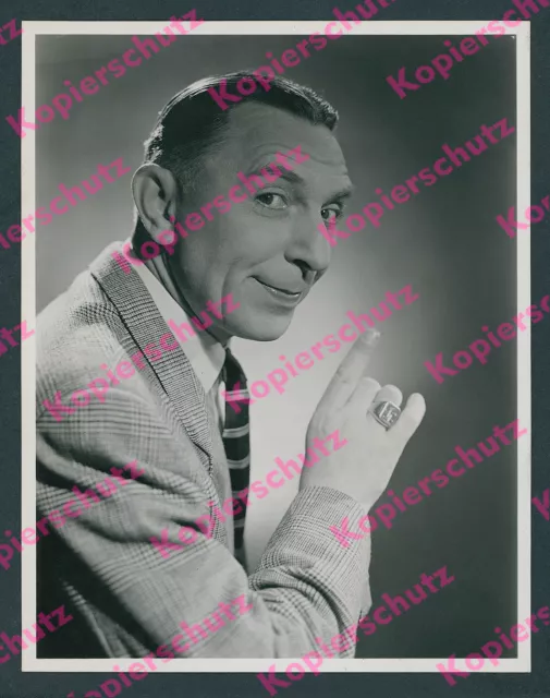 or. Foto Joe Niczky Porträt Theo Lingen Film Theodor im Fußballtor München 1950