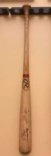 Carlos Lee 2008 Rawlings Adirondack Autographed Game Used Bat - Houston Astros