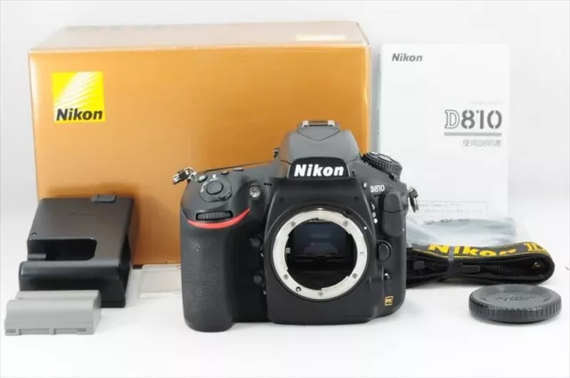 Nikon D810 body Camera Shutter count 65380 Near Mint in Box From Japan #3645T