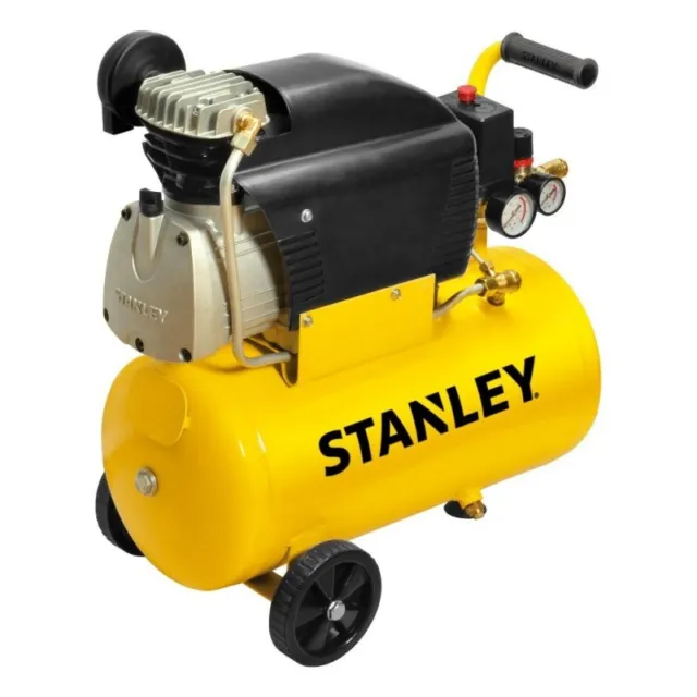 Stanley FCCC404STN005 D211/8/24 Compressore 24 Litri 2Hp, 230 V, Giallo, 24 Kg