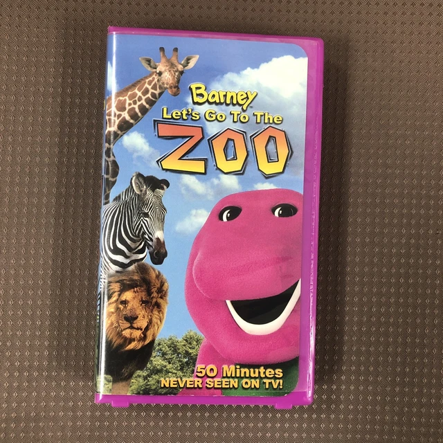 Barney lets go to the zoo vhs 2001 eur 9 68 picclick fr