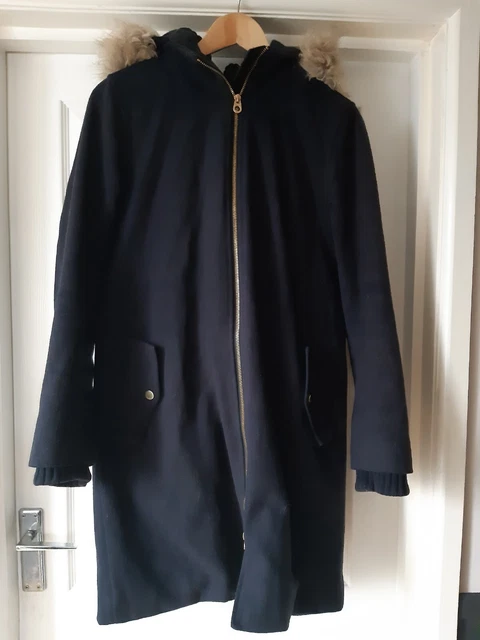 JOULES WOOLDITH WOOL Parka Marine Navy 50.00 PicClick UK