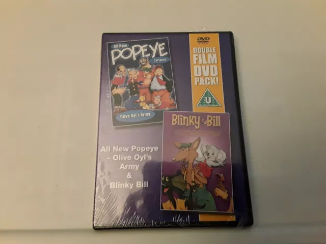 Popeye - Olive Oyl's Army / Blinky Bill (DVD, 2004) New Sealed Freepost