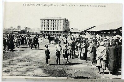 Avenue General D Amade  Casablanca  Maroc Cpa Postcard Ma488