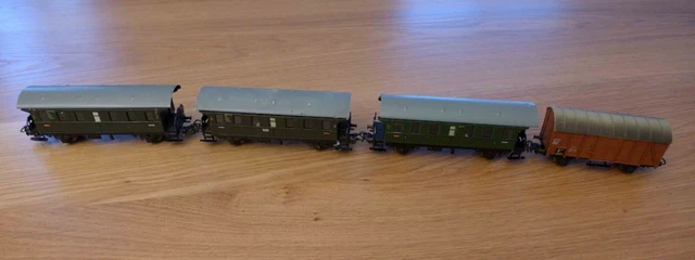 2 Voitures Voyageurs Märklin - Occasion Pour Réseau De Train Miniature | échelle HO Ou Autre