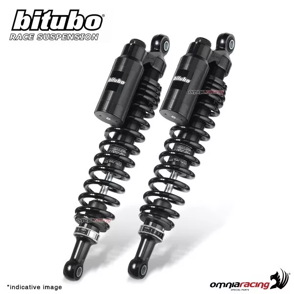 Bitubo pair of rear shock absorber WMT5 Triumph Bonneville T100 Black 2016-