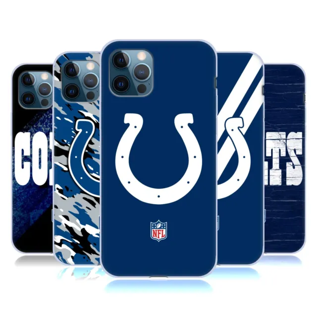 OFFICIAL NFL INDIANAPOLIS COLTS LOGO SOFT GEL CASE FOR APPLE iPHONE PHONES
