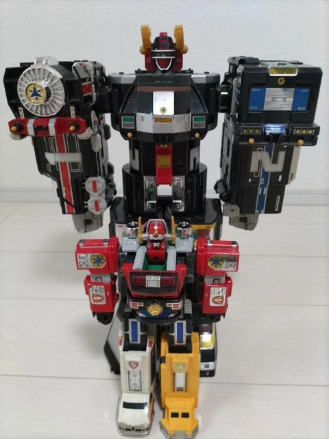 Jouet Bandai Power Rangers Lightspeed Rescue – DX Grand Liner Super Train Megazord (JP Occasion)