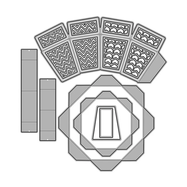 Paper Storage Box Metal Cutting Dies Stencils Embossing Template for DIY Albums