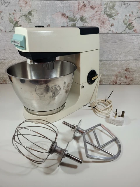 Kenwood Chef Vintage Lebensmittelmixer, Modell A701A 1962-1976 mit Schüssel & Zubehör