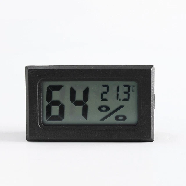 COMPACT LCD THERMOHYGROMETER Accurate Temperature & Humidity Readings