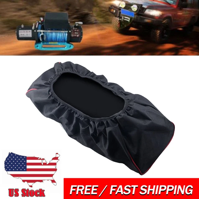 Waterproof Soft Winch Capstan Dust Cover 8000-17500lbs Trailer Driver Recovery