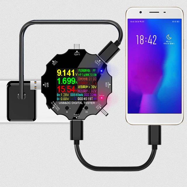 Lastdetektor Kabelloses USB-Digitalvoltmeter Verschiedene Anzeige DC 3 632✈