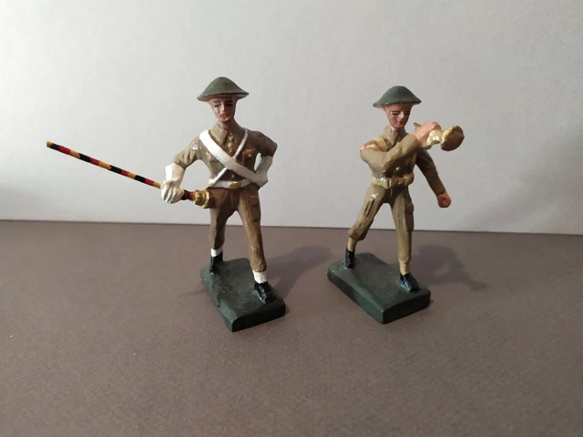 Soldat Composition DURSO - Le Maréchal Zhukov - Type Elastolin / Lineol - Occasion