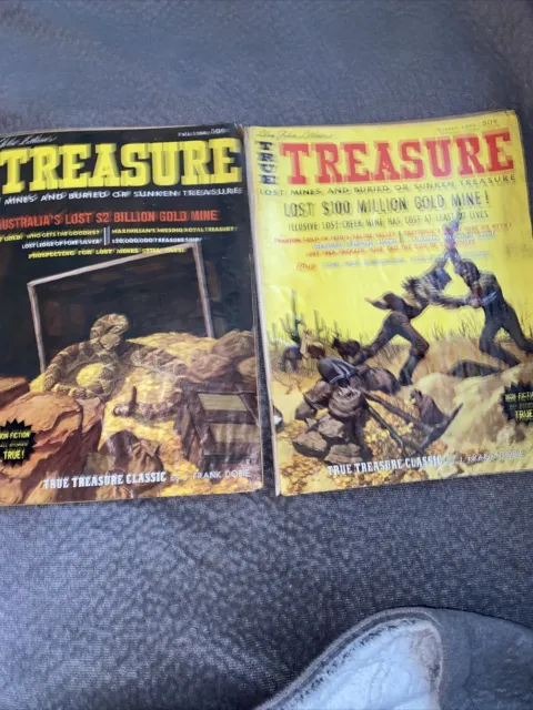Vintage 1967 True Treasure Magazine Fall And Winter Lot Of 2 By J Frank Dobie