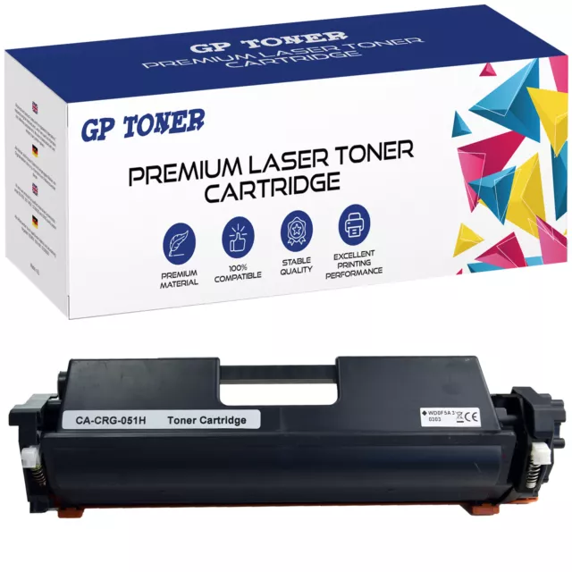 Toner XL compatibile per Canon iSENSYS LBP-162dw MF264dw MF267dw MF269dw CRG-051