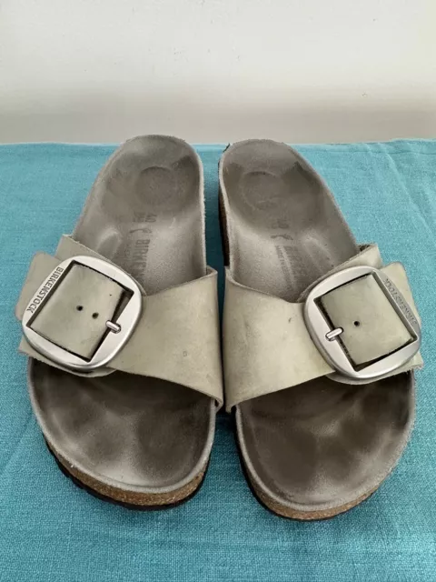 Birkenstock Madrid BIG Buckle Rarität beige 40 Gern getragen