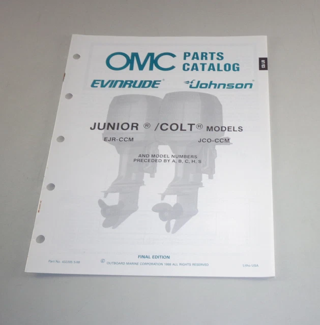 Catalogue des Pièces Accessoire Omc Johnson Evinrude Hors