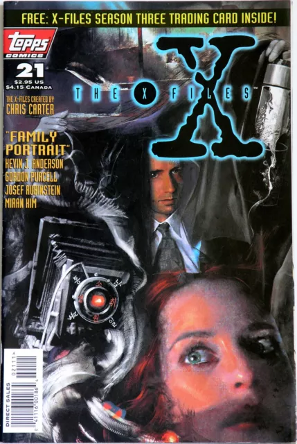 X-Files #21 Mirian Kim Cover - Topps Comics - Kevin J Anderson - Gordon Purcell