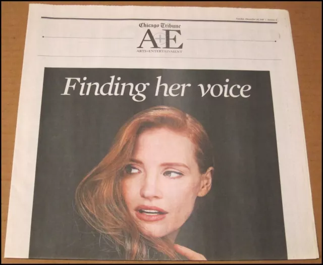 12/26/2017 Chicago Tribune Newspaper A&E Section Jessica Chastain Molly's Game