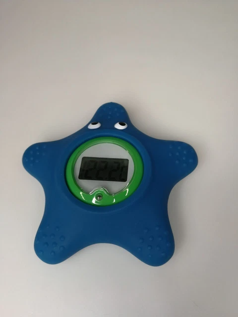Gima - Termómetro de baño, °C, forma de estrella de mar, rango de temperatura 0 a 70 °C